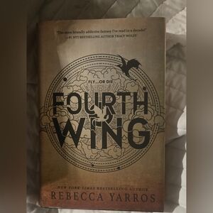 Fourth Wing Paperback Book - Brown